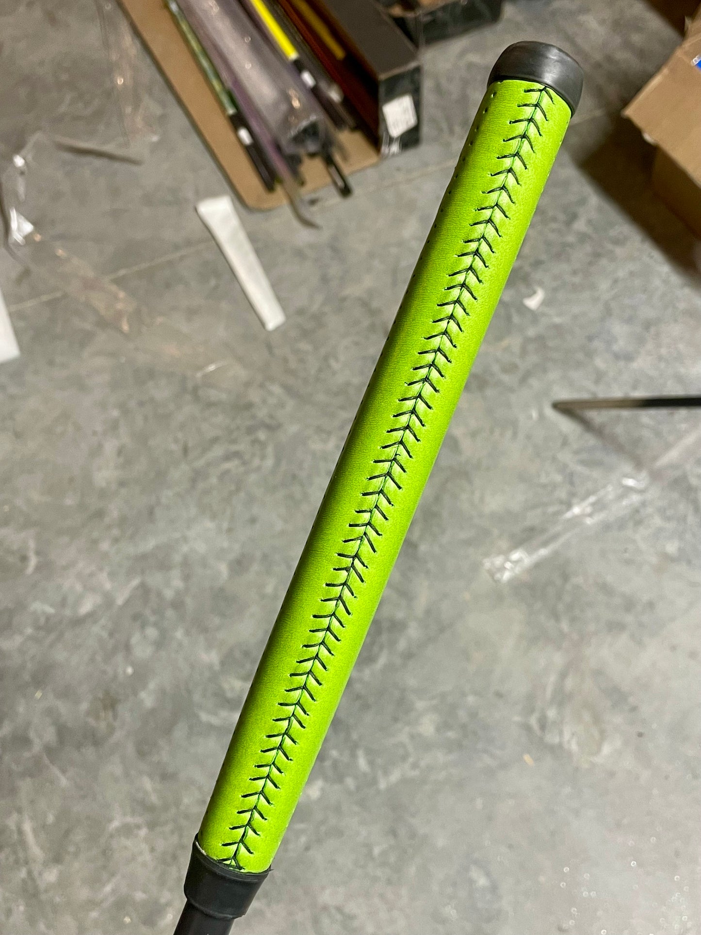 Sassy Grass Green MOTO Phantom X11 - Leather - KBS - Torch finish 34.5"