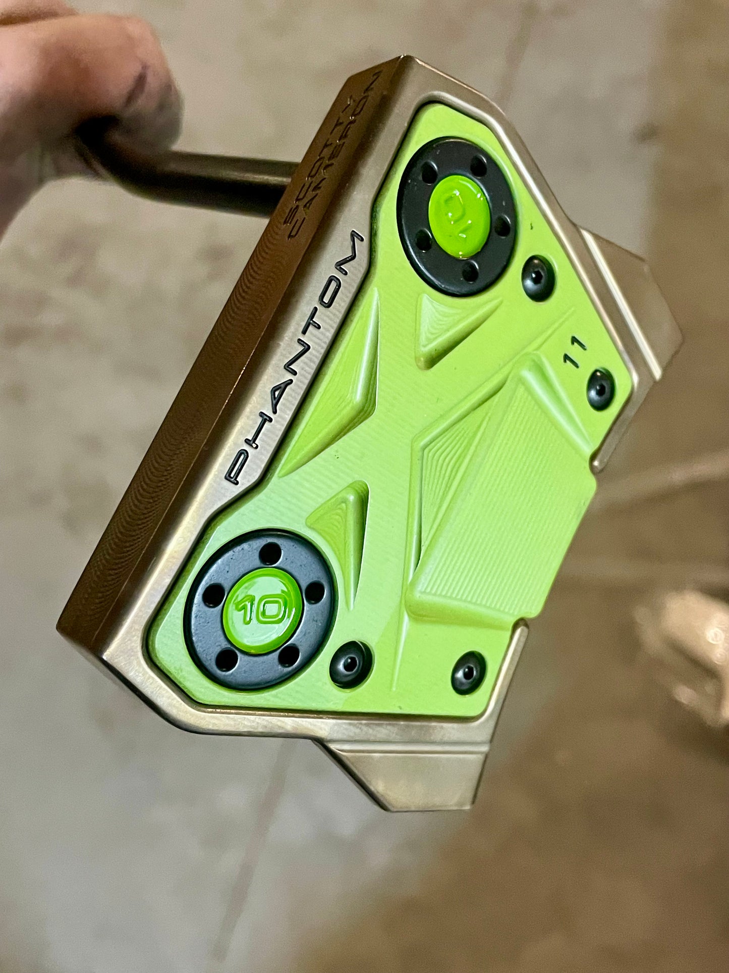 Sassy Grass Green MOTO Phantom X11 - Leather - KBS - Torch finish 34.5"