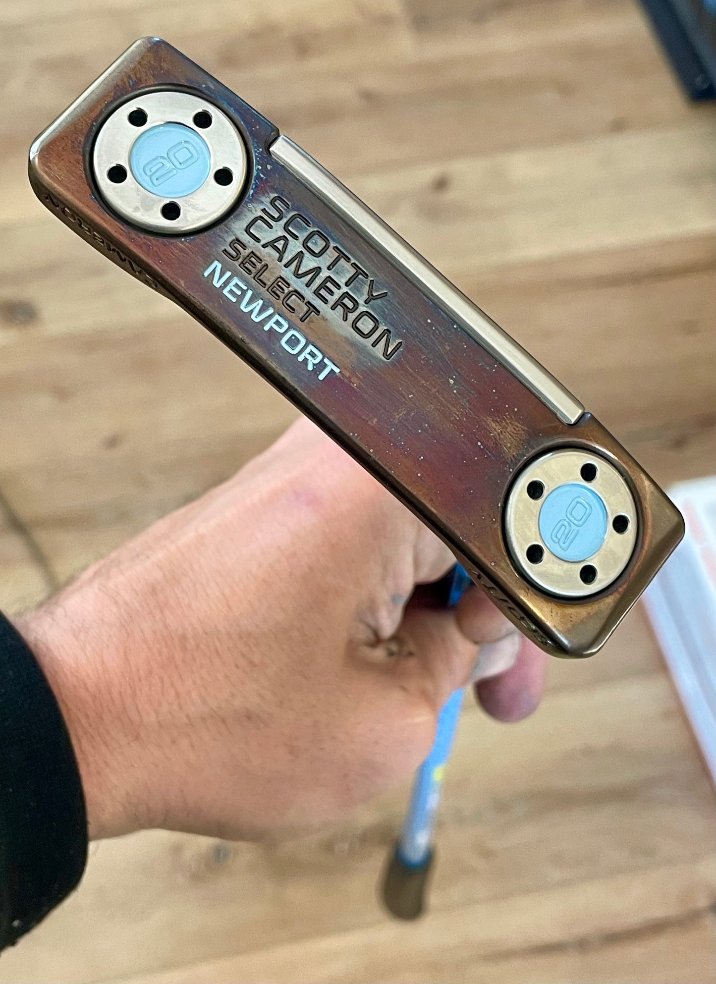 2016 Scotty NEWPORT- UNC Blue - Oil Can with KBS blue wave (graphite) 34.5"