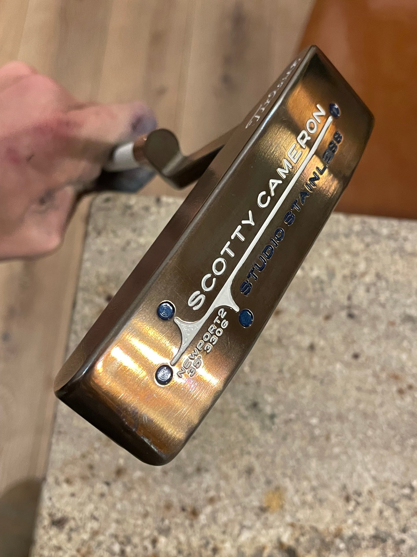 Studio Stainless 35" Newport 2 in 9.9/10 orig condition / KBS Graphite / Oil Can / Leather