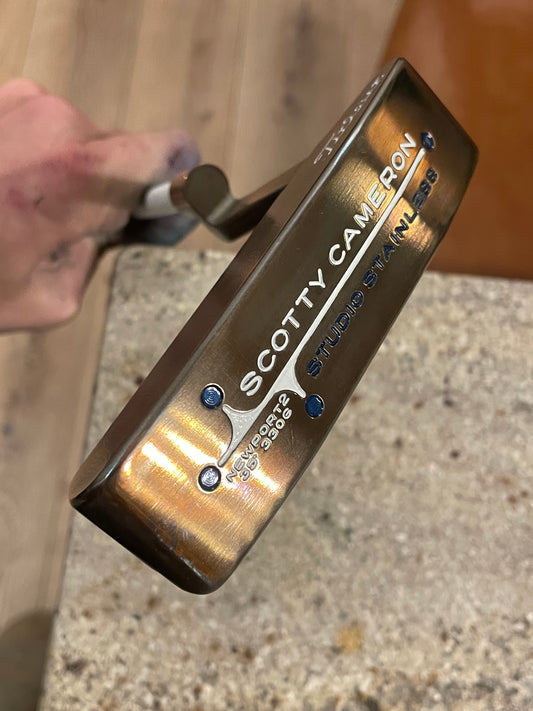 Studio Stainless 35" Newport 2 in 9.9/10 orig condition / KBS Graphite / Oil Can / Leather