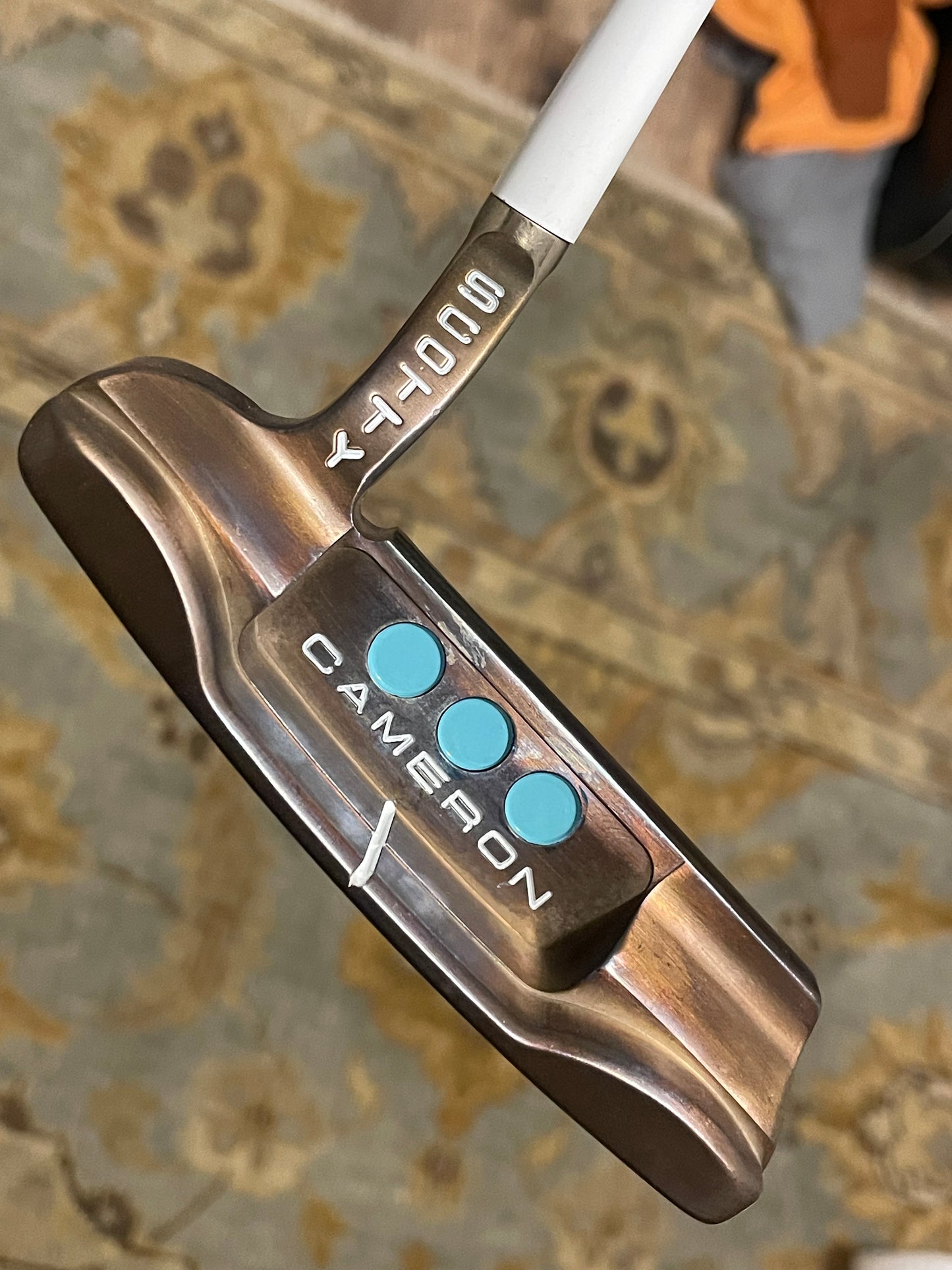 Scotty Cameron Newport 1.5 Studio Select Oil Can / Leather Grip/Cover Combo! 34.5"