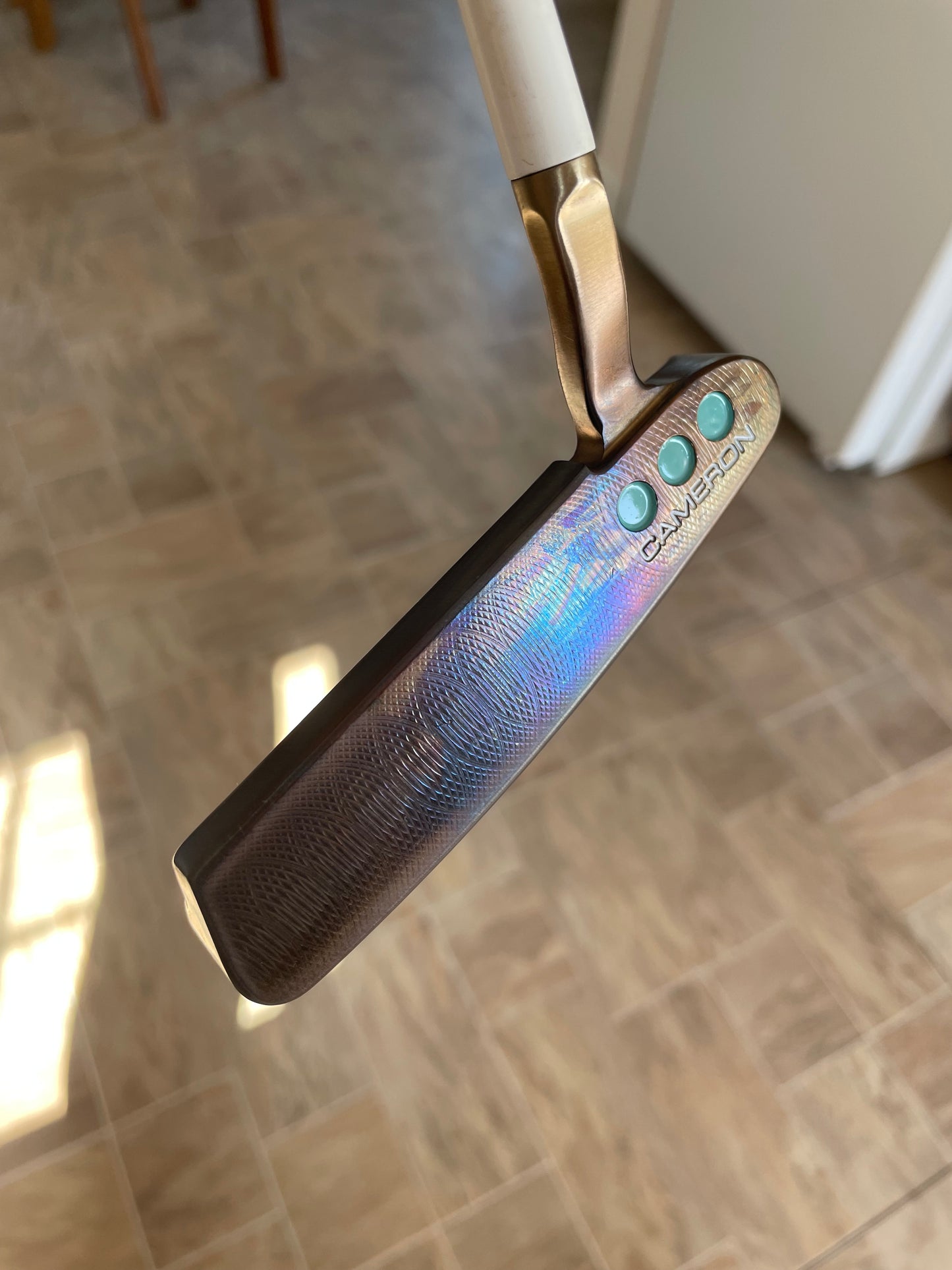 Scotty Cameron Newport 1.5 Studio Select Oil Can / Leather Grip/Cover Combo! 34.5"