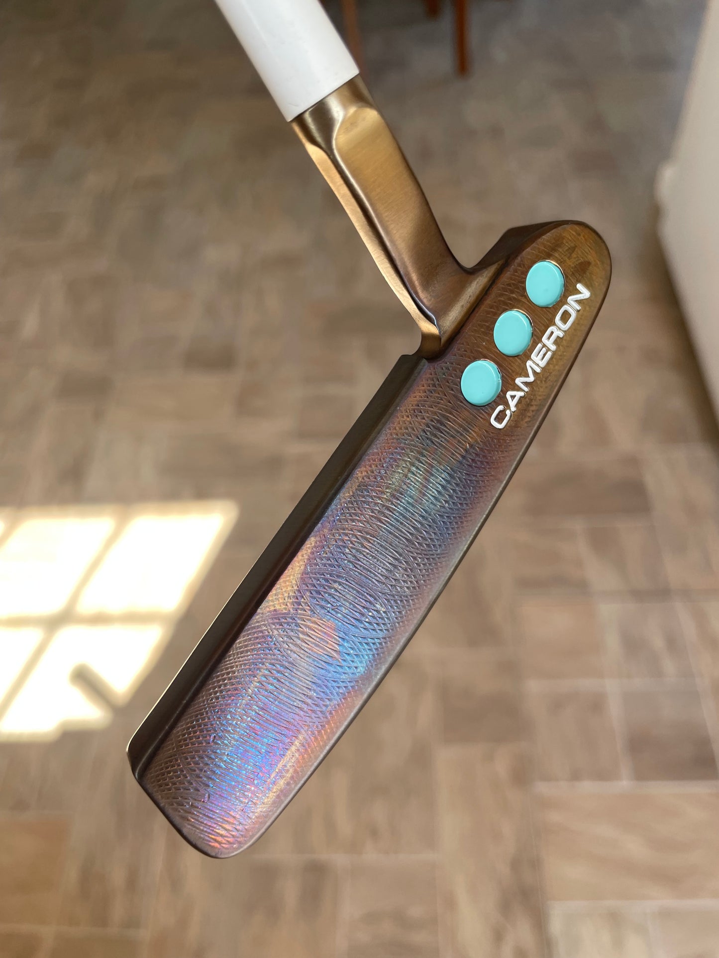 Scotty Cameron Newport 1.5 Studio Select Oil Can / Leather Grip/Cover Combo! 34.5"