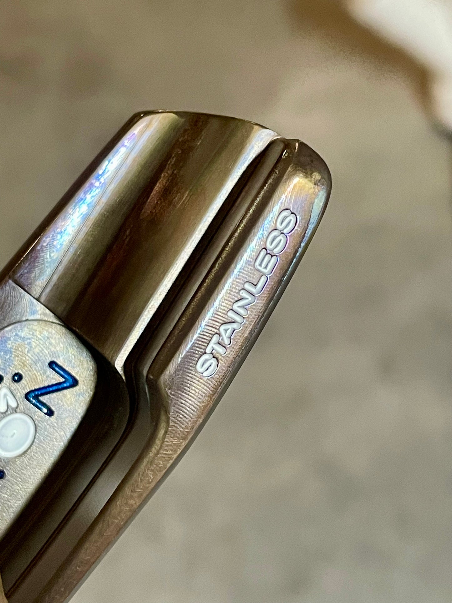 Classic Studio Stainless 35/330g Oil Can - KBS GPS and patriotic theme- beautiful!